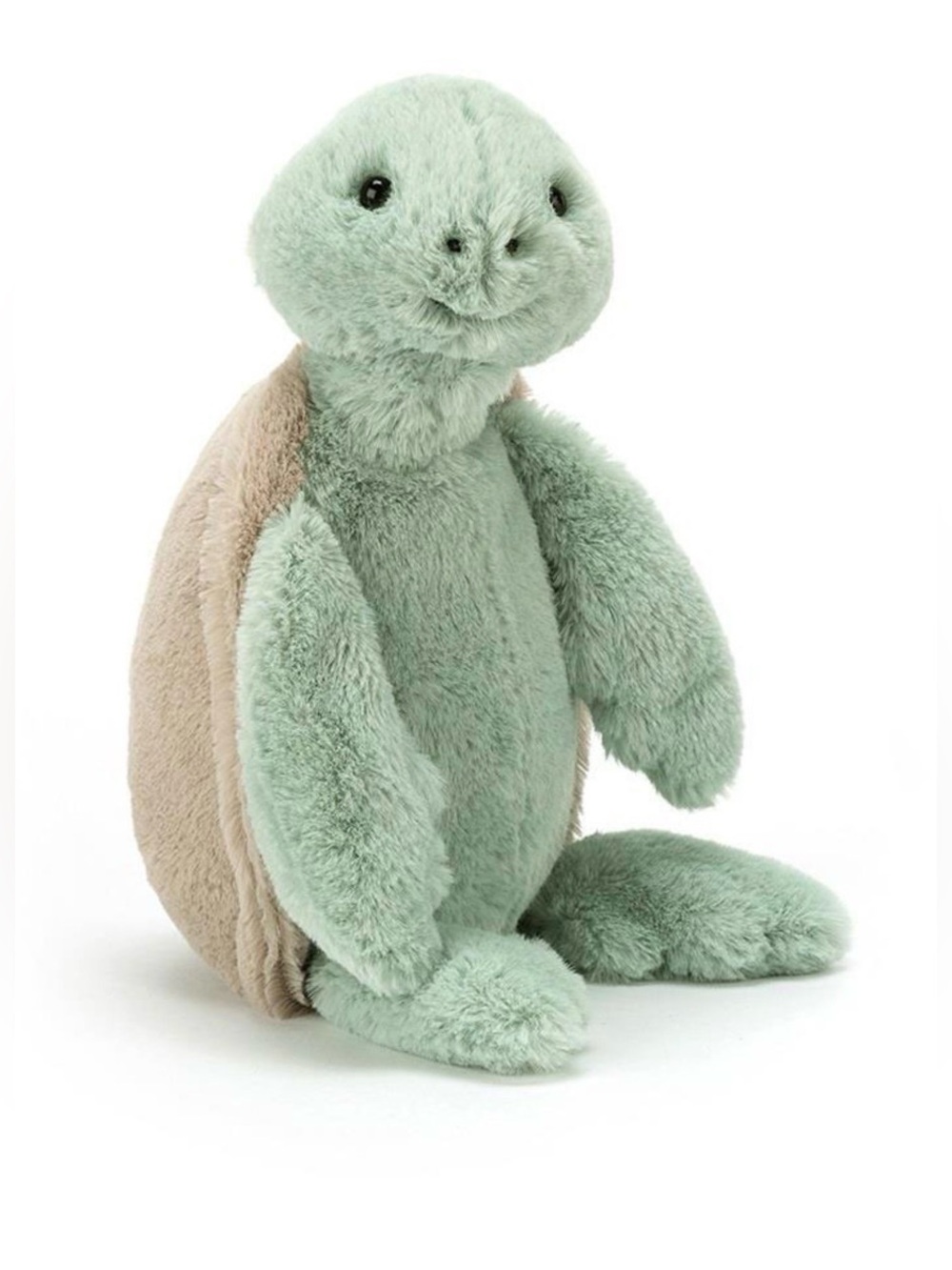 Jellycat Sage Green and Tan Plush Turtle